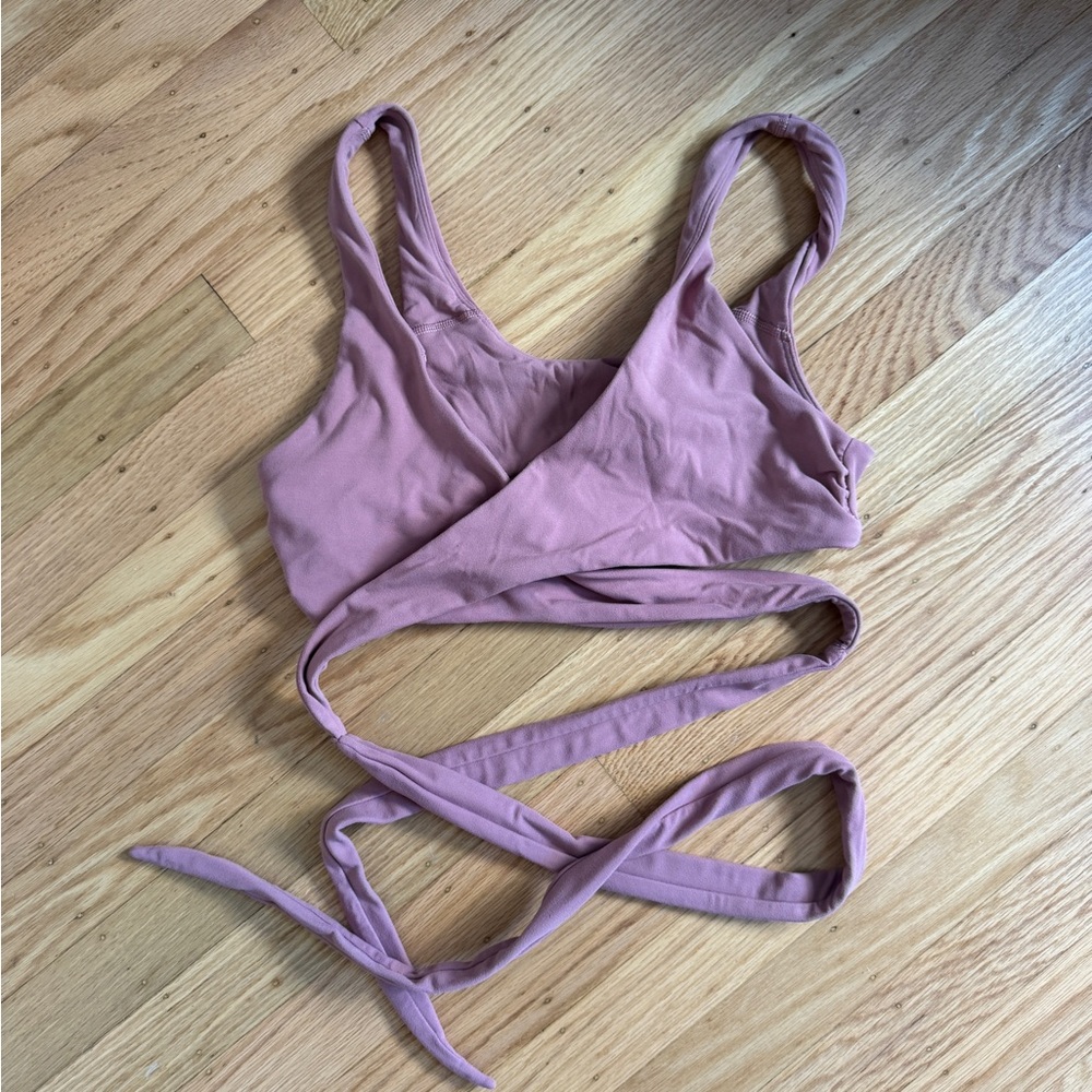 Lululemon Women's Mauve Wrap Bralette